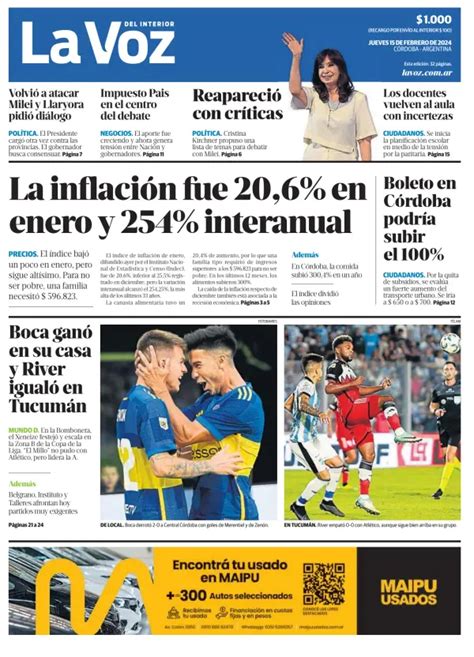 argentina newspapers online english